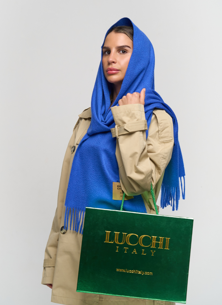 [Image 6]  Alt Text: Edinburgh Cashmere DC Scott DC Check Cashmere Scarf comparison — luxury British heritage Boat Race 2026