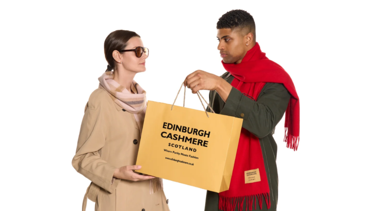 DC Check Cashmere Scarf